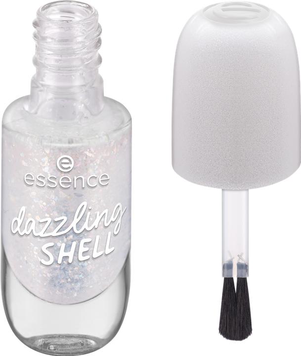 Actual product image essence gel nail colour (18 dazzling SHELL, Gel-Effect Nail Polish)