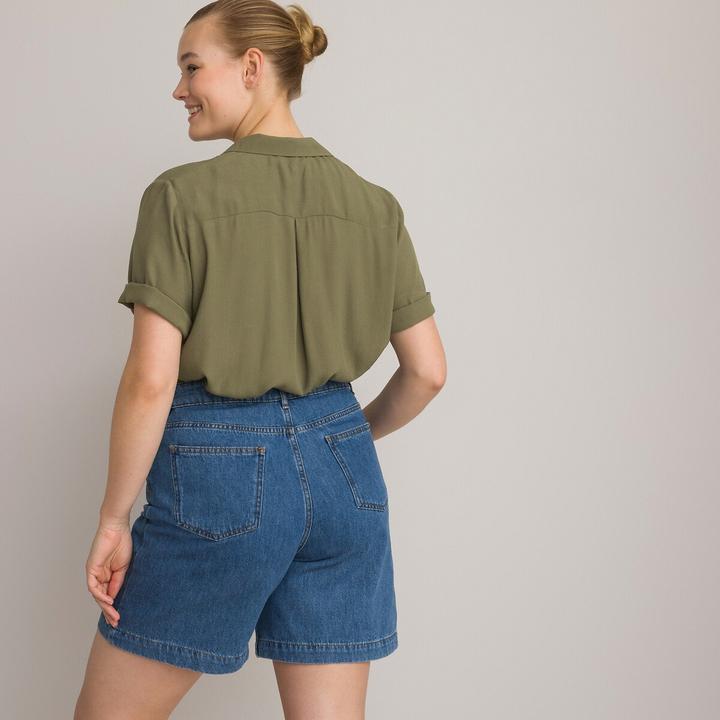 Actual product image La Redoute Collections Jean shorts