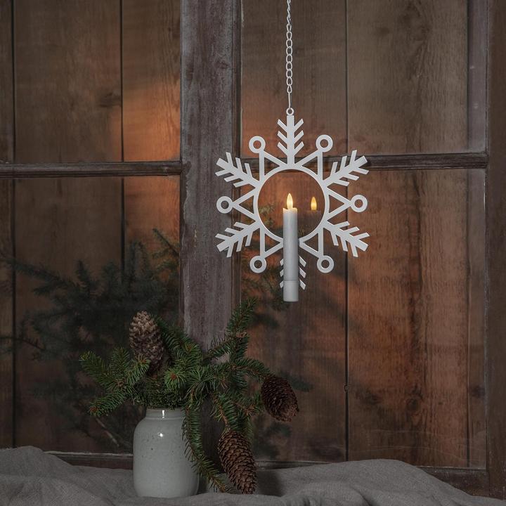 Actual product image Star Trading Indoor decoration flame Snow (1 x)