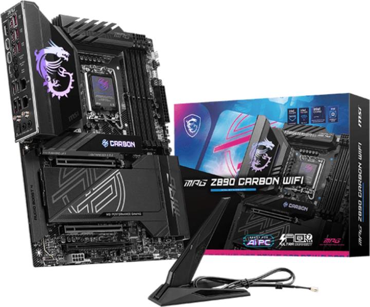 Actual product image MSI MPG Z890 CARBON WIFI (LGA 1851, Intel Z890, ATX)