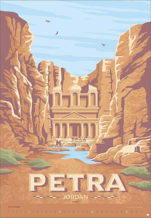 Produktbild Travel the World Posterkalender 2026