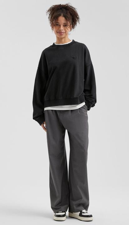 Produktbild s.Oliver Sweatshirt Gewaschenes Sweatshirt mit kleiner Stickerei (M)
