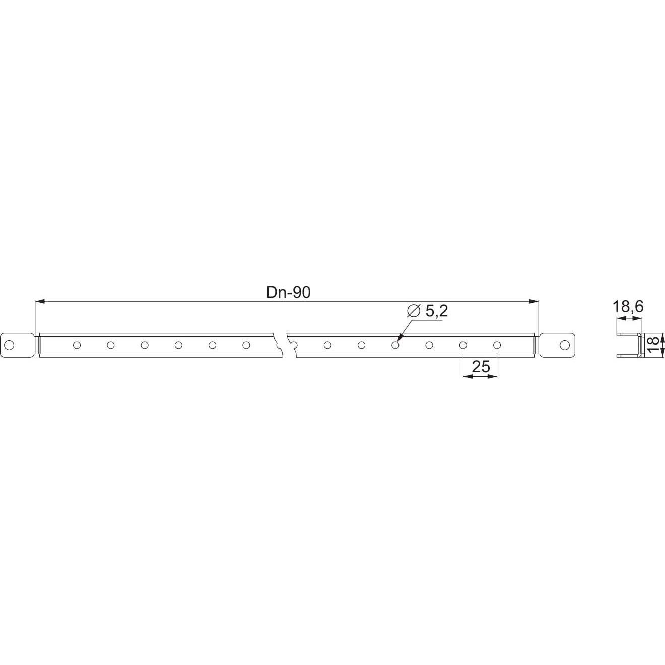 Thumbnail - Schneider Electric Quertraverse Sf/Sm leicht 600x600mm NSYSLCR6, Serverschrank Zubehör, Silber
