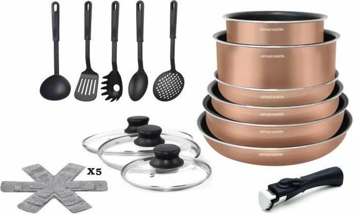 Produktbild Arthur Martin Topfset 20 Stücke (Aluminium)