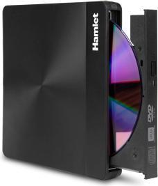 Image du produit Hamlet XDVDSLIM3AC Lecteur de disques optiques DVD±RW Noir (Lecteur DVD)