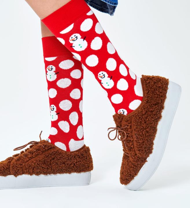 Actual product image Happy Socks Big Dot Snowman (Single pack, 36 - 40)