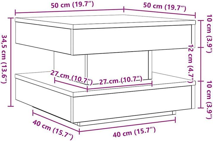 Image du produit vidaXL Couchtisch