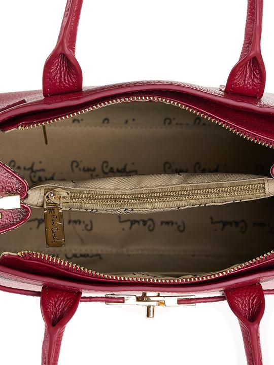 Actual product image Pierre Cardin Damenhandtasche Made In Italy - Modell Eirian Nova - 100% Leder - 27.0 X 20.5 X 10.0 Cm