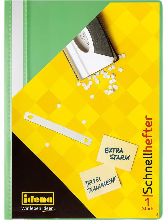 Produktbild Idena Schnellhefter PP extra stark hellgrün DIN A4 (A4, 1x)