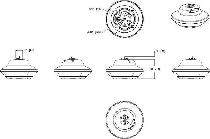 Actual product image Axis Q6020-E 50 Hz (2592 x 1944 pixels)