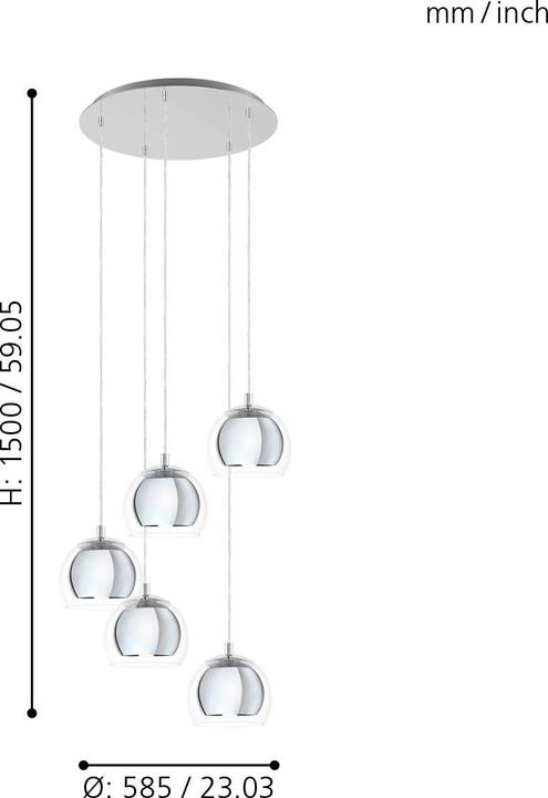 Actual product image EGLO Rocamar (E27)