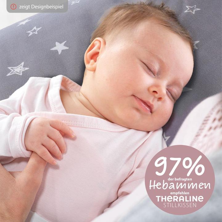 Actual product image Theraline Nursing pillow replacement cover for nursing pillow The Original - fine knit (190 cm)