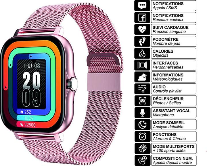 Actual product image Avizar AVJ-FE652 Smartwatch (40 mm)