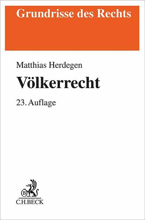 Produktbild Völkerrecht (Deutsch, Matthias Herdegen, 2024)