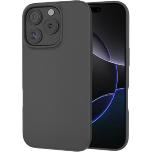 Just in Case TPU Back Cover Schwarz Apple iPhone 16 Pro (Apple iPhone 16 Pro), Smartphone Hülle, Schwarz