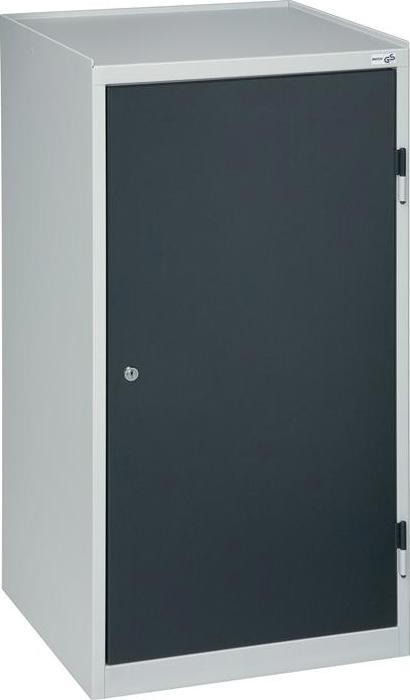 Werkzeug-/Beistellschrank H1000xB500xT500 mm 2 Schubladen, 1 Boden lichtgrau/anthrazitgrau (51.50 cm, 102.50 cm)