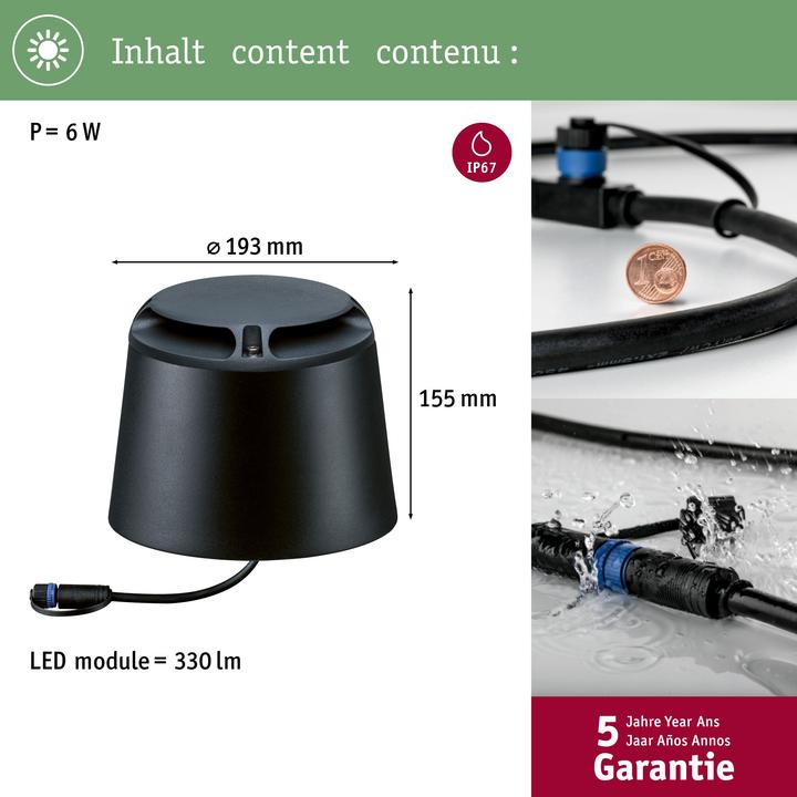 Image du produit Paulmann Plug & Shine Path (350 lm, IP67)