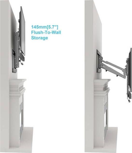 Immagine prodotto myWall My Wall HP55AL Supporto da parete per TV 101,6 cm (40") - 165,1 cm (65") (Muro, 25 kg, 42" - 65")
