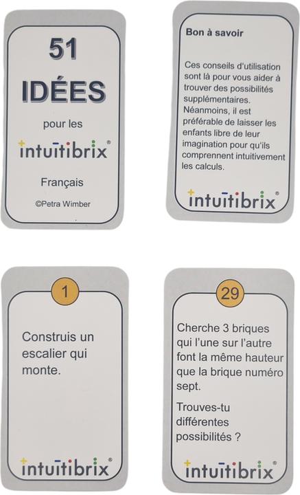 Image du produit Intuitibrix Set de cartes 51 idées françaises (Français)