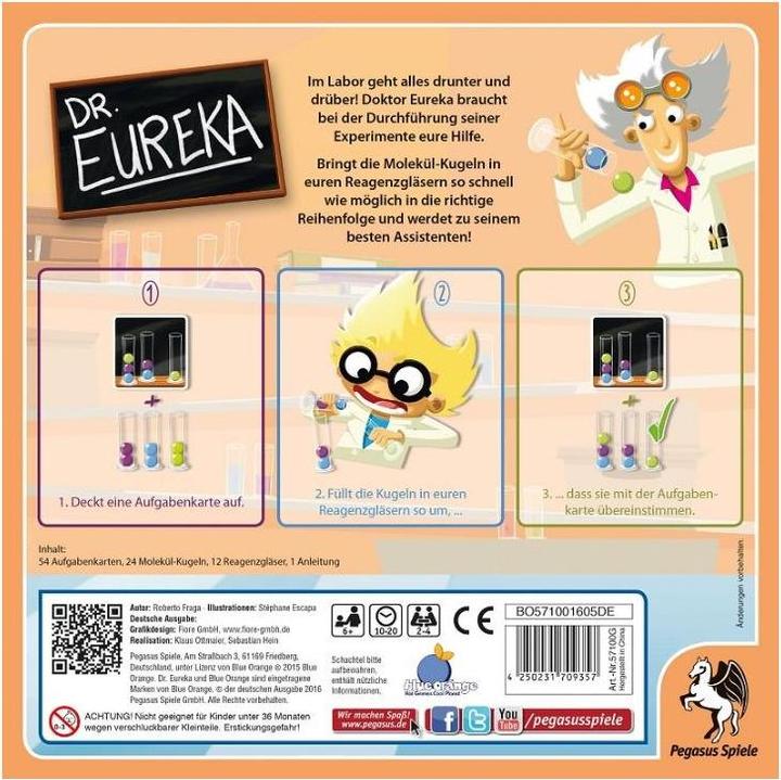 Produktbild Pegasus Dr. Eureka (Deutsch, 2 - 4 Spieler)