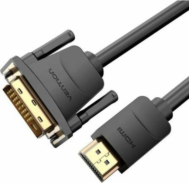 Produktbild Vention HDMI to DVI Cable 5m ABFBJ (Black) (5 m)