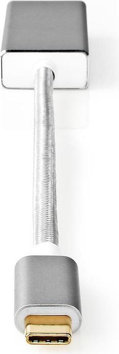 Immagine prodotto Nedis Adattatore USB USB 3.2 Gen 1 USB-C maschio DisplayPort 0,20 m rotondo Placcato in oro con (USB-C, 20 cm)