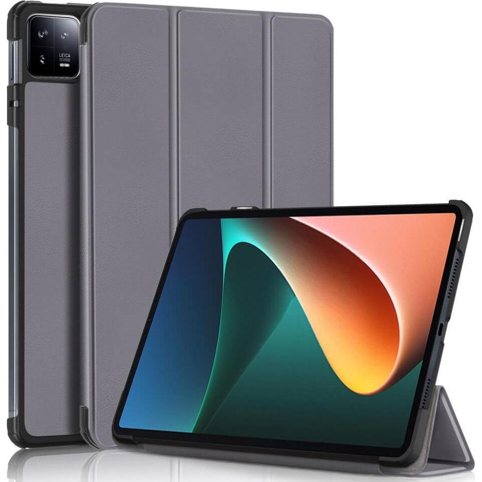 Cover-Discount Tri-fold Smart Case (Xiaomi Pad 6), Tablet Hülle, Grau