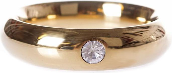 Produktbild Kiotos Steel Gold Donut Cockring with Jewel - 50 mm