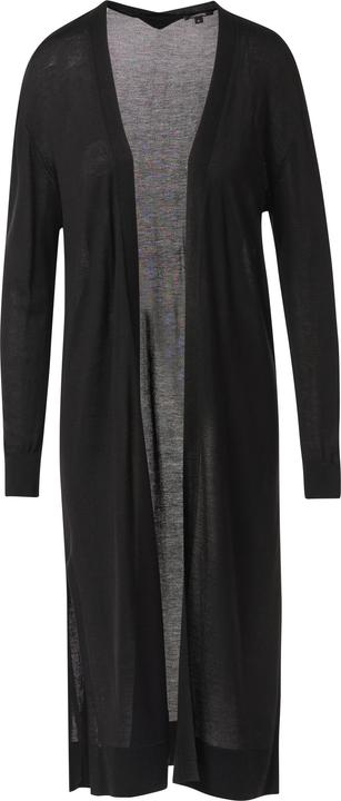 Produktbild Comma Strickjacke Lange Strickjacke mit Rippbündchen und seitlich geschlitztem Saum (S)