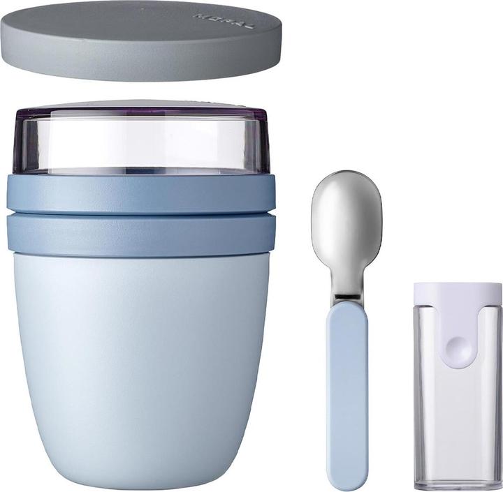 Actual product image Mepal Ellipse Lunchpot mit Snack-Deckel und Klapplöffel