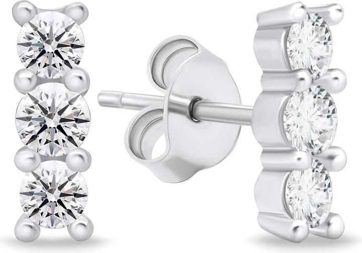 Immagine prodotto Brilio Argento - Orecchini in argento con zirconi trasparenti EA605W