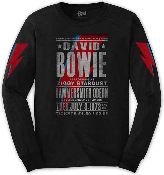 Actual product image David Bowie Hammersmith Odeon (Longsleeve) (L)