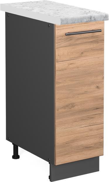 Anthrazit, Goldkraft Eiche, Marble-Weiss