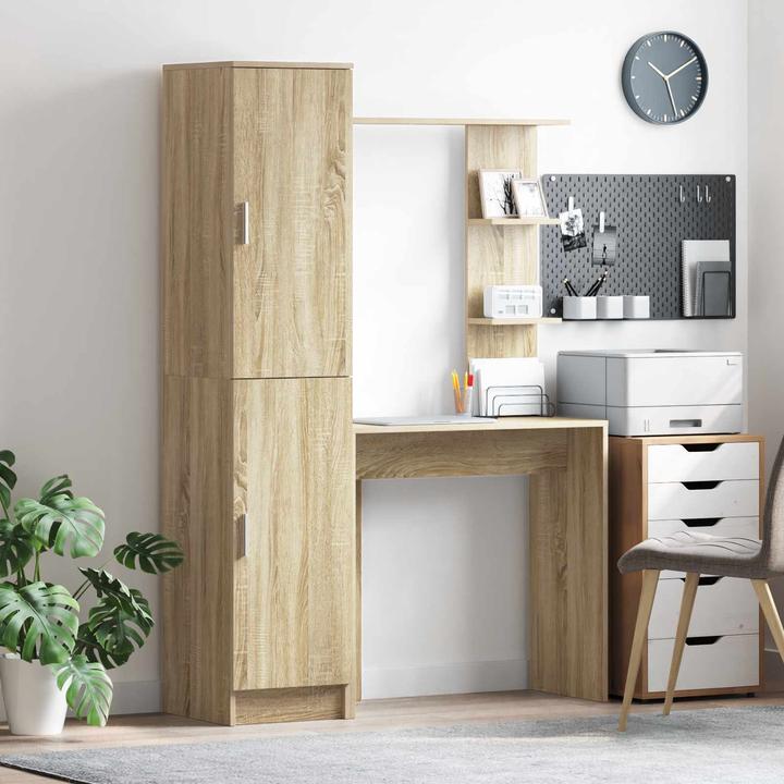Produktbild vidaXL Büroschreibtisch (113.50 x 78.50 x 168 cm)