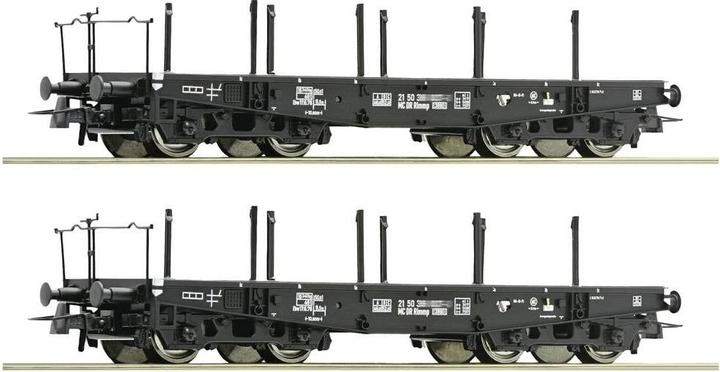 Productafbeelding Roco 6600031 H0 Set van 2 DR wagens voor zware goederen (H0-maatstaf)