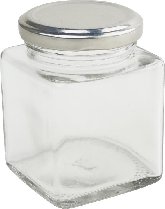 Image du produit VBS XXL Pots avec couvercle à visser "Eckig", 200 ml, 12 pièces (12 pcs, 0.20 l)