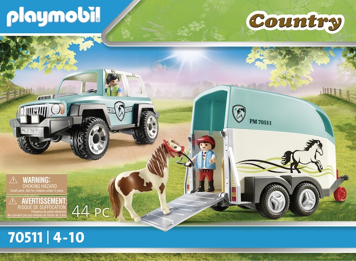 Actual product image Playmobil 70511 Car with trailer (70511, Playmobil Country)