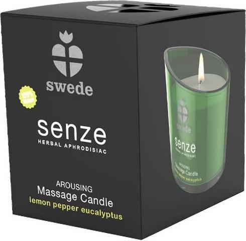 Productafbeelding Swede Senze Arousing Massage Candle Lemon Pepper Eucalyptus 150 ml (150 ml)