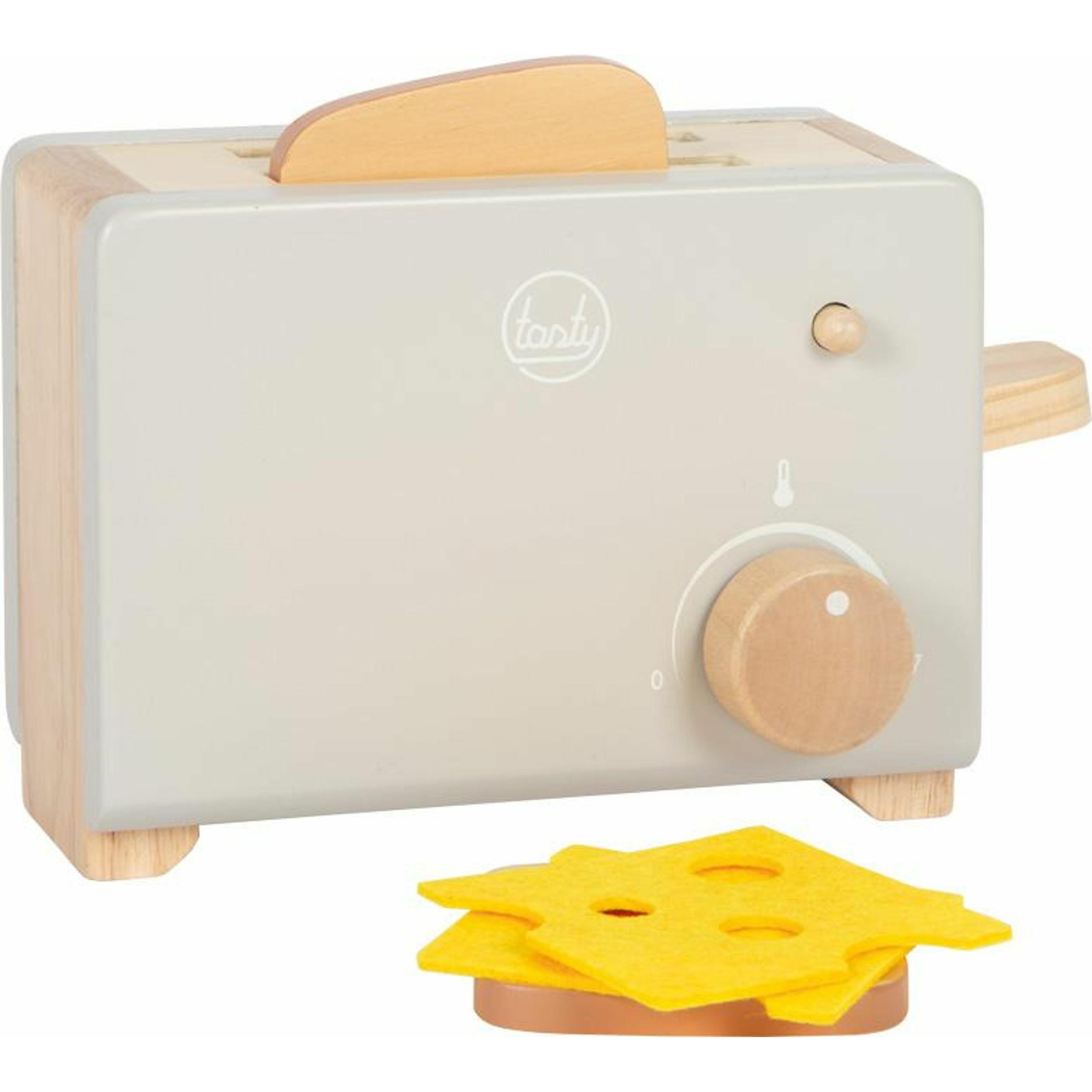 small foot Toaster-Set grau „tasty“