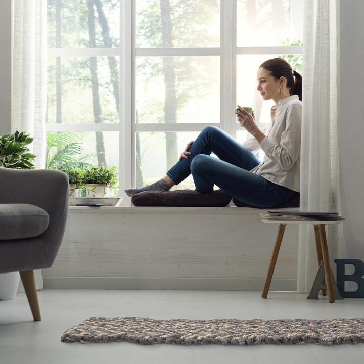 Productafbeelding Relaxdays Jute tapijt (60 x 90 x 1 cm)