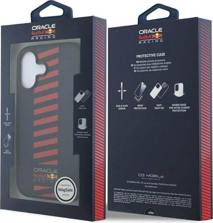 Actual product image Red Bull Case Meshed Powerbar MagSafe for iPhone 17 Pro Max navy (Apple iPhone 17 Pro Max)