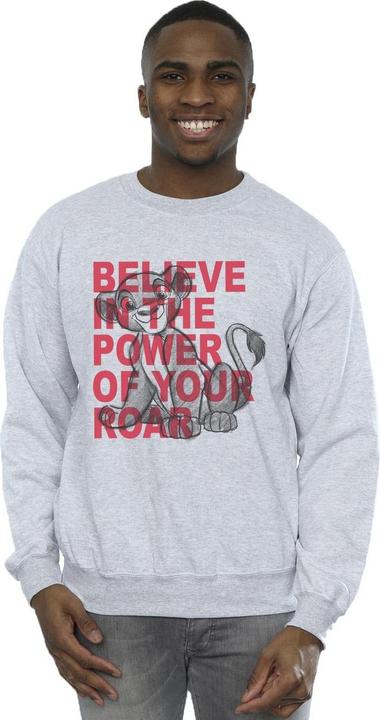 Actual product image Disney Mens The Lion King Power Of Roar Sweatshirt (4XL)