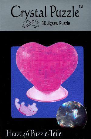 Actual product image HCM Kinzel 3D Crystal Heart (46 pieces)