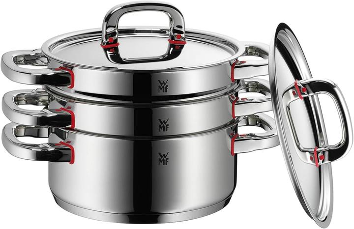 Image du produit WMF Fleischtopf PREMIUM ONE silberfarben (24 cm, Casserole, Acier inoxydable)