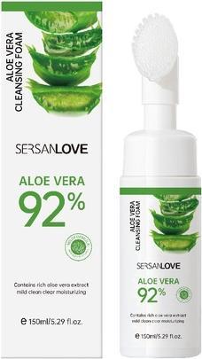 Actual product image Sersanlove Face Wash Foam With Aloe Vera 150ml (Cleansing Foam, 150 ml)