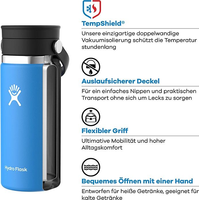 Actual product image Hydro Flask 16oz Wide Flex Sip Lid Insulated Bottle (0.47 l)