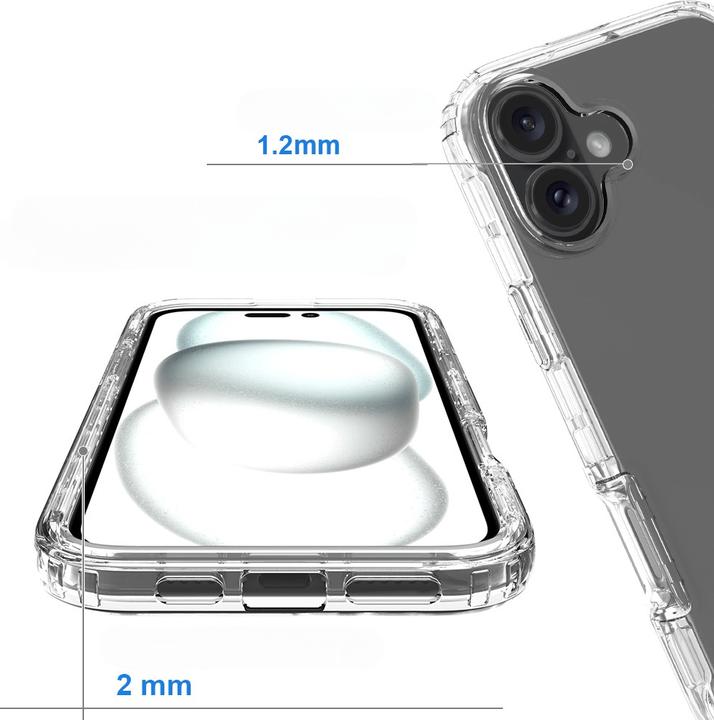 Actual product image Cover-Discount iPhone 16 Plus - Full Protection protective case (Apple iPhone 16 Plus)