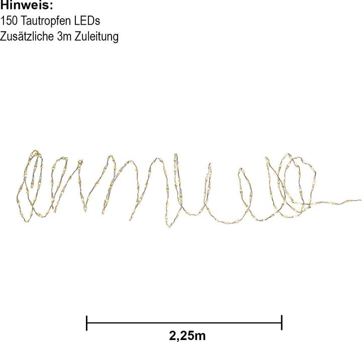 Produktbild Star Trading Lichterkette Dew Drop Mold (2.25 m)