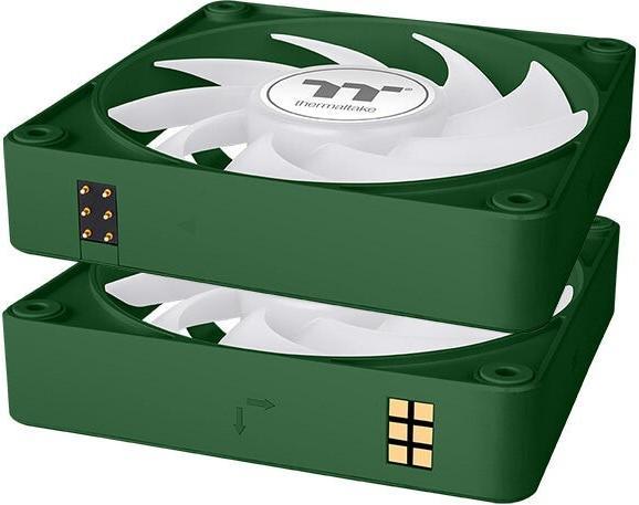 Image du produit Thermaltake TT CT140 EX ARGB Sync PC Cooling Fan 3 Pack Racing Green (140 mm, 3 x)