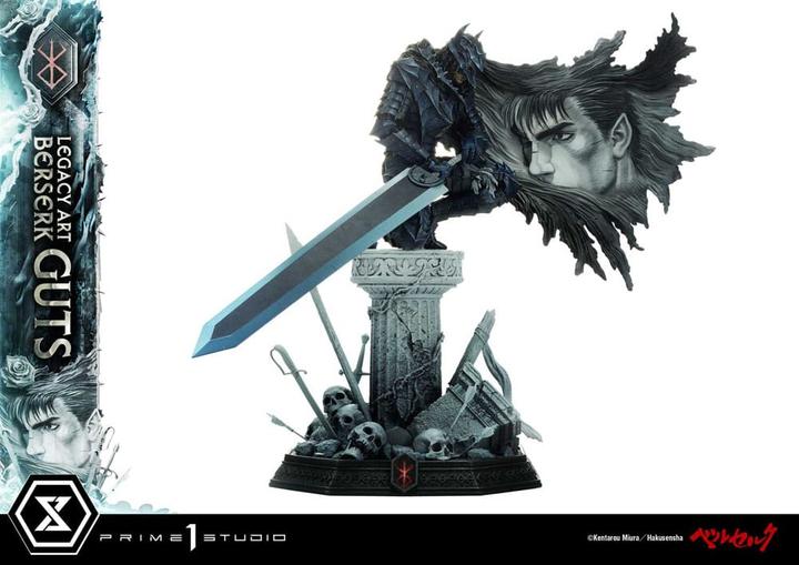 Actual product image Prime 1 Studio Berserk Legacy Art Kentaro Miura Statue statuette 1/6 Guts 45 cm